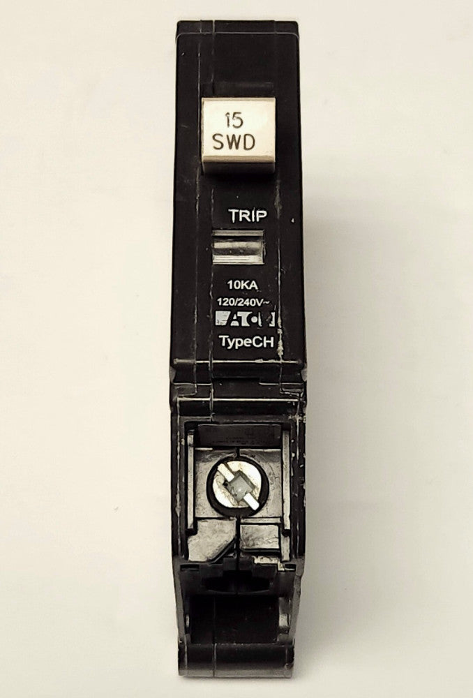 EATON CUTLER HAMMER CHF115 Single Pole 15 AMP Type CH Circuit Breaker