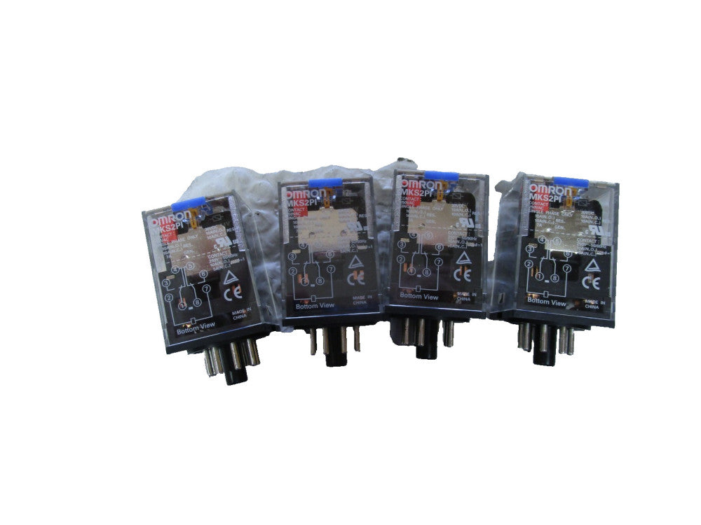Omron MKS2PI Power Relay 250Vac 24Vdc 8 Pins Lot Of 4