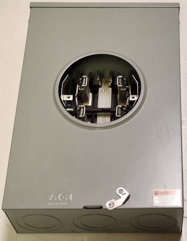 EATON UTT E5213B CH Nema 3R 600 VAC 250 AMP MAX 200 AMP Meter Base Single