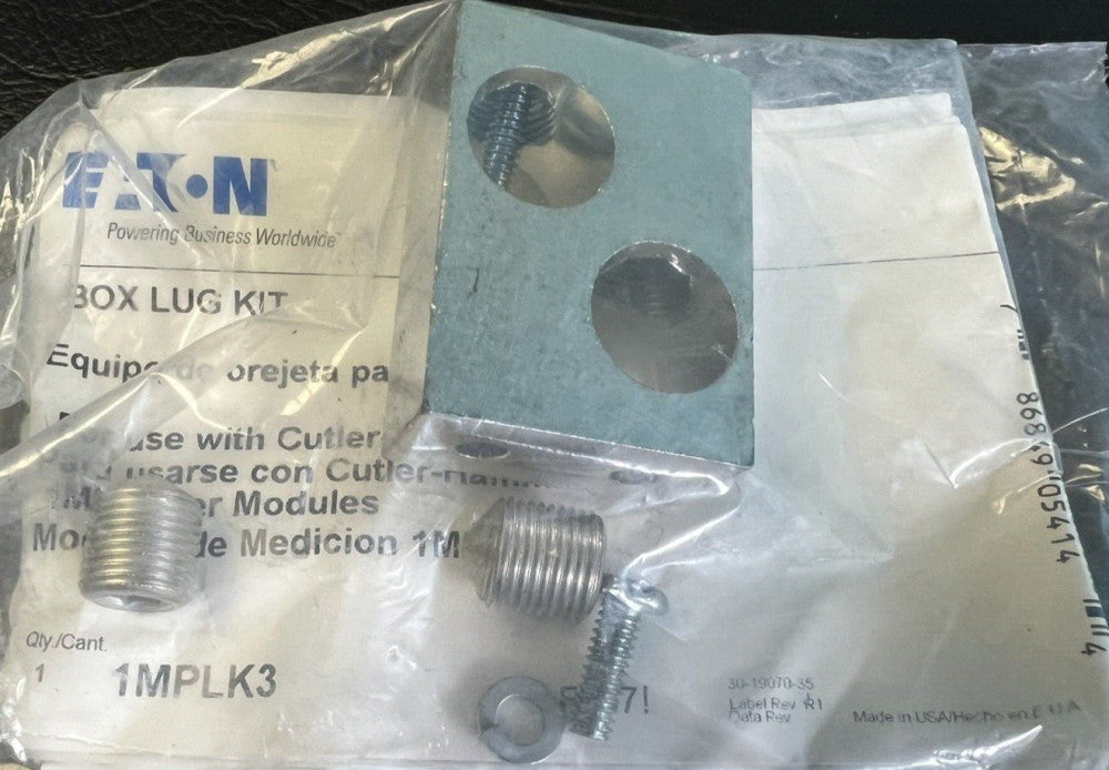 EATON CUTLER HAMMER 1MPLK3 Same as CG3BL506 CG5 1MP Meter Module Box Lug Kit