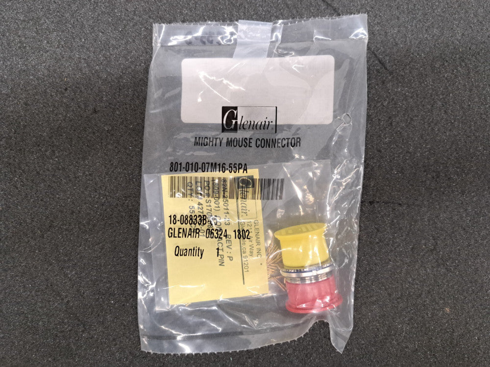 New, Glenair, 801-010-07M16-55PA, Circular MIL Spec Connector RCPT