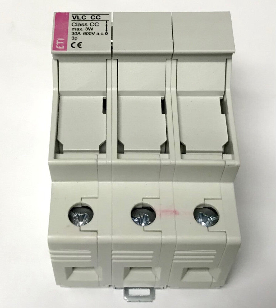 EATON C38FHCC 3 VLC CC Modular Fuse Holder 30 AMP 600 VAC Type CC Fuses