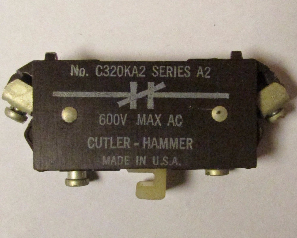 CUTLER HAMMER Series A2 NC Auxiliary Contact C320KA2