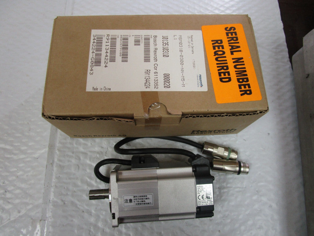 Rexroth MSM031B-0300-NN-M5-ML1 Servo Motor R911344224 3000r/min