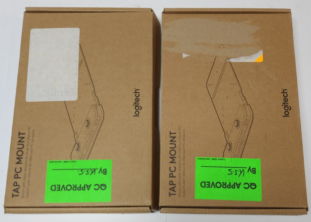 LOT OF 2 LOGITECH TAP PC MOUNT 939 001825 BLACK