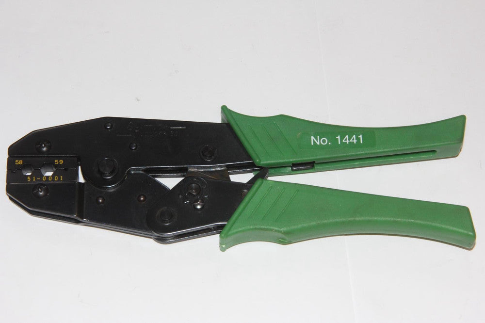 SHATTUCK INDUSTRIES HAND CRIMPER with 51-0001 Head + 46-5806 Coax Tool Kit
