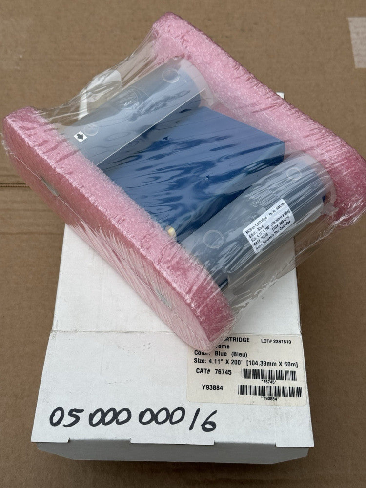 Brady 76745 BLUE GlobalMark Ribbon Cartridge 4.11" x 200' - New