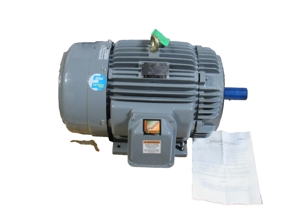 General Electric GE 5KE254KC205B AC Motor 15 Hp 230/460V 1760Rpm 254TCY 3Ph