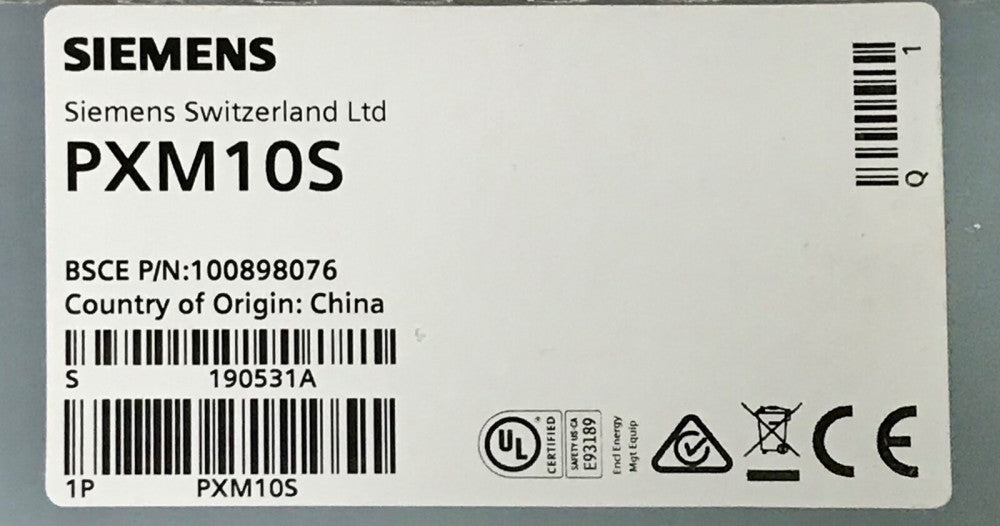 SIEMENS PXM10S BSCE 100898076 Operator HIM Display Modular Controller