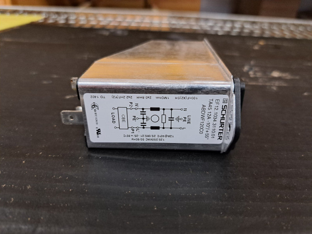 New, Schurter, EF12.1034.3110.01, IEC Power Entry Module C20 w/Filter & CircuitB