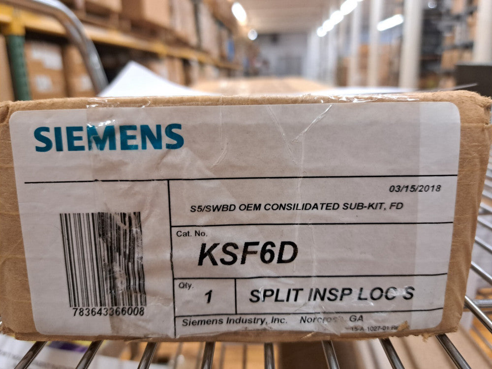 New, Siemens, KSF6D, P5/SWBD Hardware Consolidation Kit LG NIB