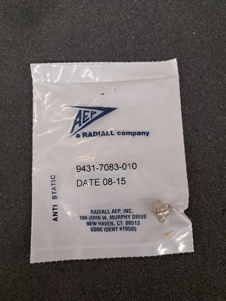 New, AEP, 9431-7083-010, SMA / STRAIGHT JACK FEMALE SOLDER