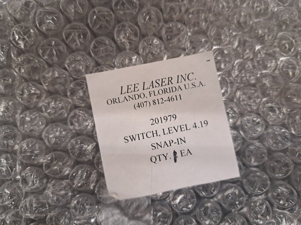 New, Lee laser, 201979, WATER LEVEL SWITCH