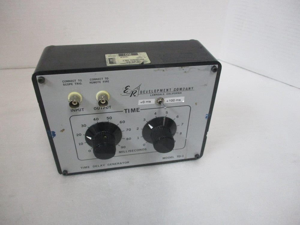 E AND R DEVELOPMENT COMPANY TD-1 TIME DELAY GENERATOR