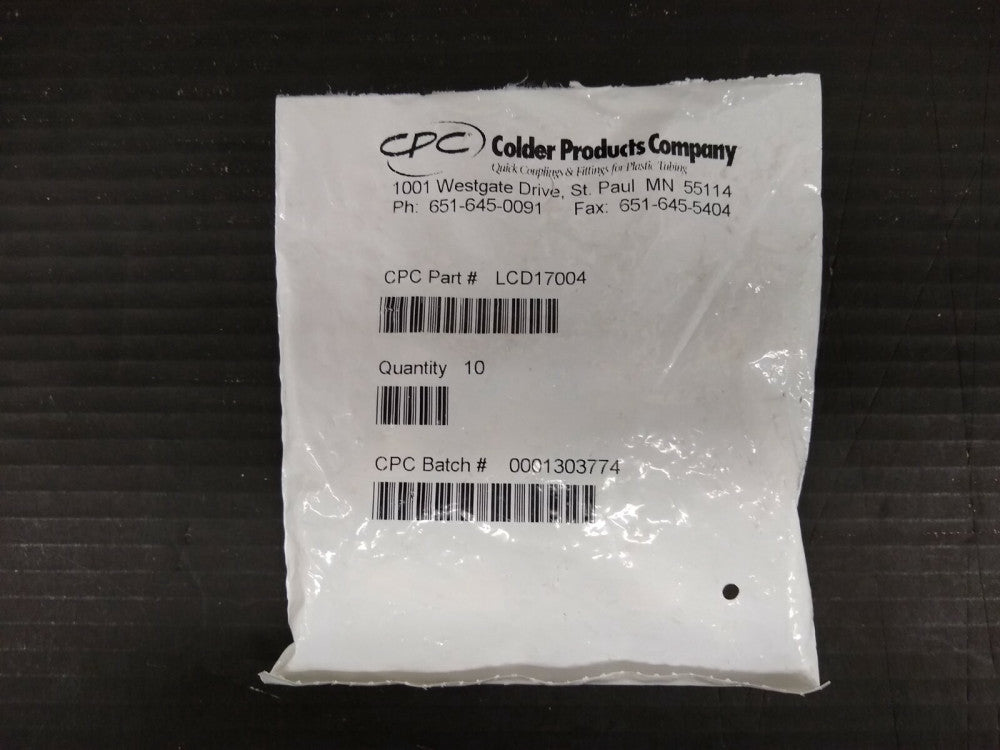 New, Colder Products, LCD17004, In Line Coupling Body Quick Release Disconnect