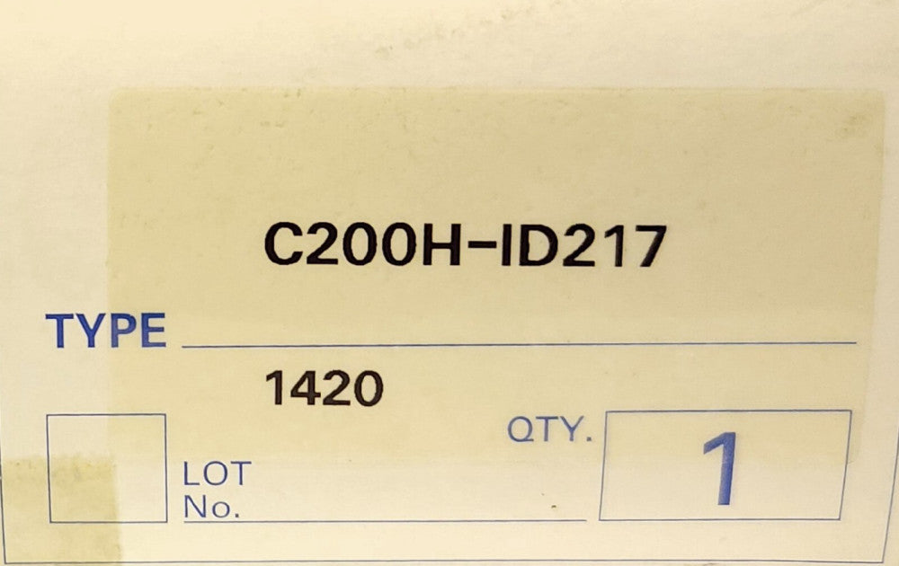 OMRON C200H ID217 SYSMAC Programmable Controller Input Module