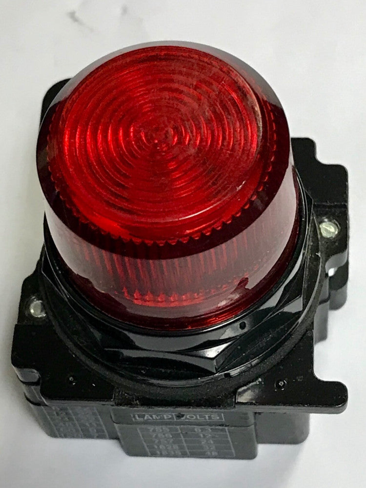 EATON CUTLER HAMMER E34FB197LRP24 RED LED 24VAC VDC Pilot Light E34 Corrosion