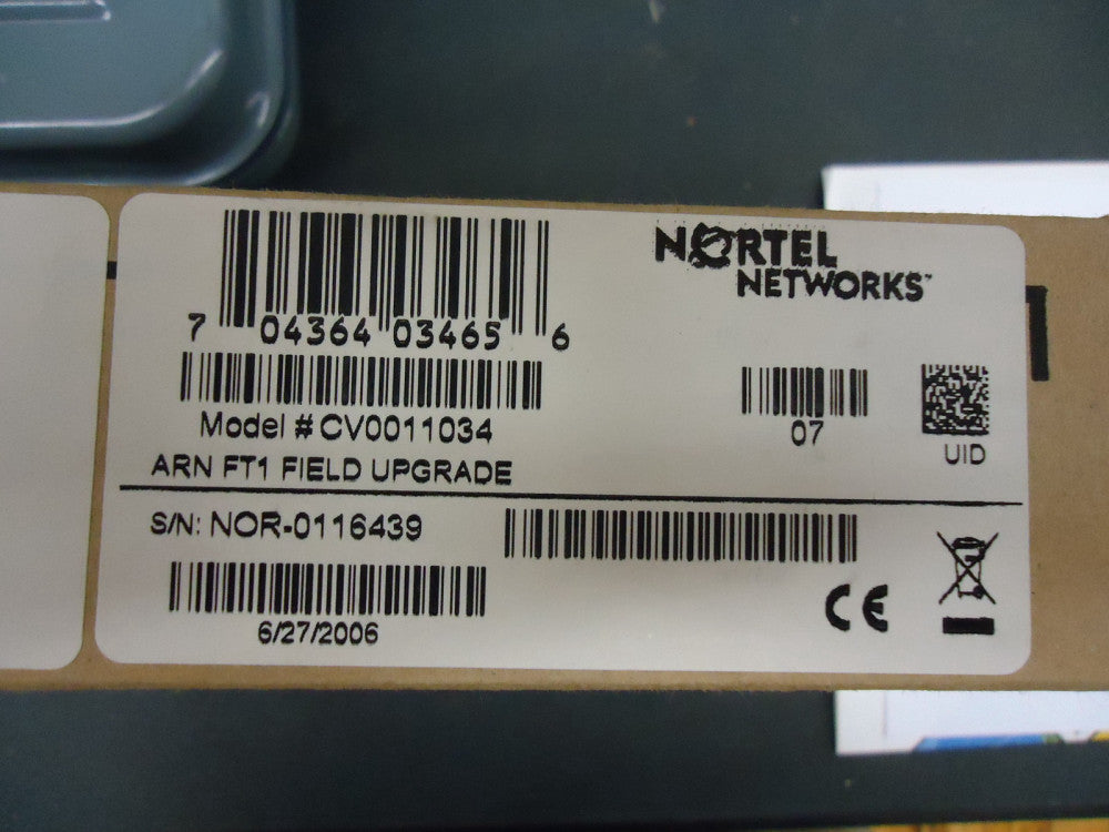CV0011034 NORTEL NETWORKS ARN FT1 FIELD UPGRADE BRAND NEW!
