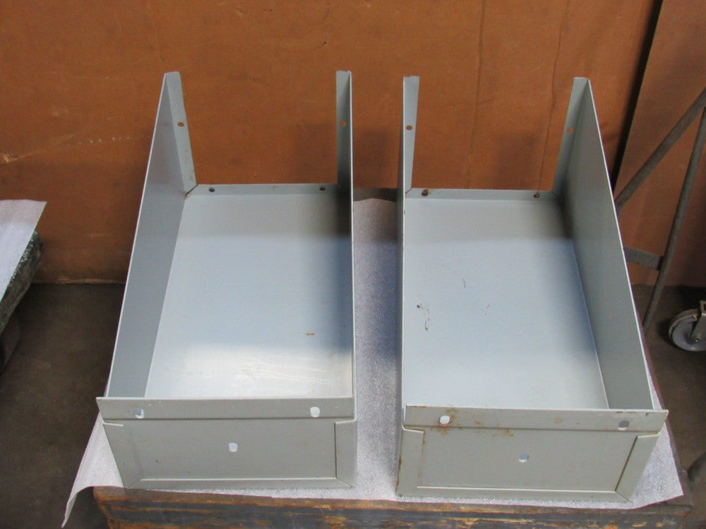 No Name Bolt-On Electrical Enclosure Pedestal Leg Feet 24"H 12"W (SOLD AS PAIR)