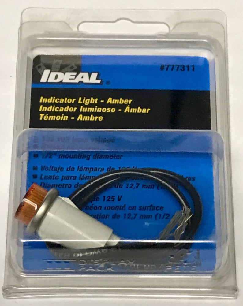 IDEAL 777311 125 VOH AMBER Indicating Light