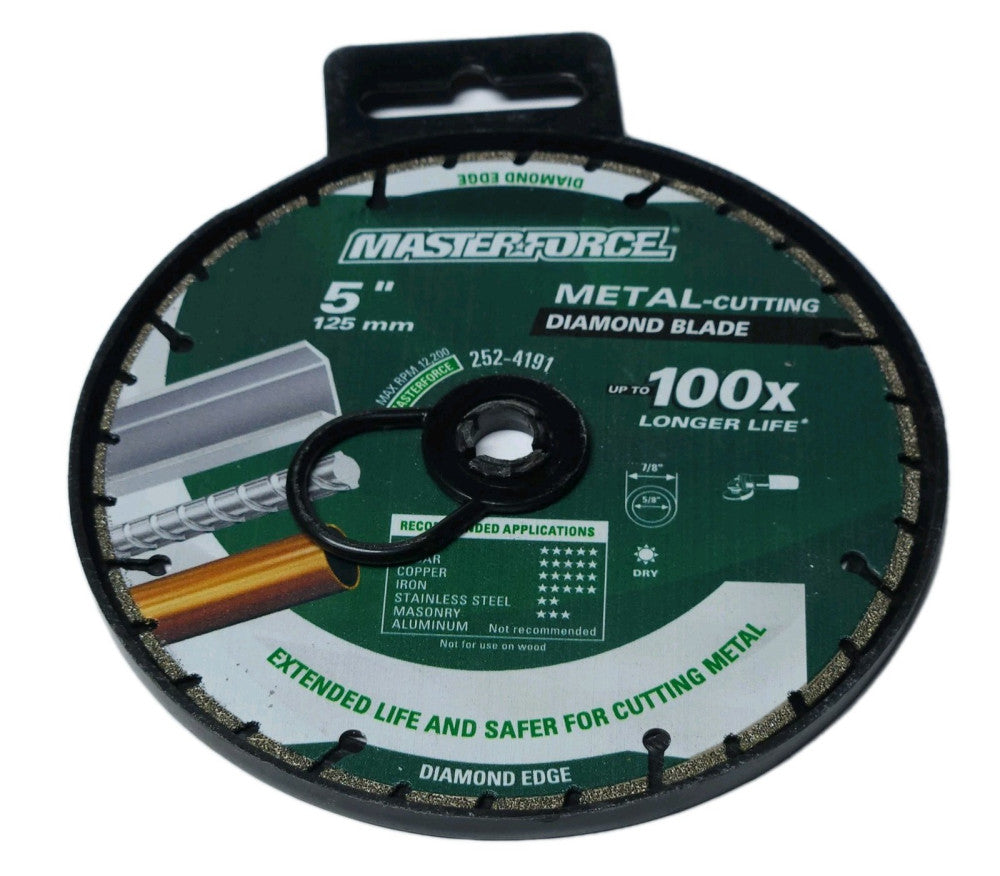 MASTERFORCE 252 4191 5" Metal Cutting Edge Blade