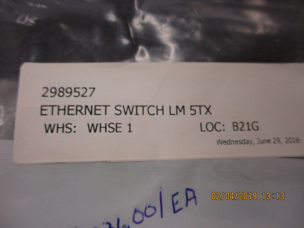 2989527 Phoenix Contact Ethernet Switch, Lean-Managed, 5 RJ45 Ports BRAND NEW!