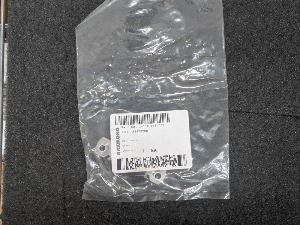 Used, Raymond, 1-110-843/002, RESISTOR FIXED - 40 OHM