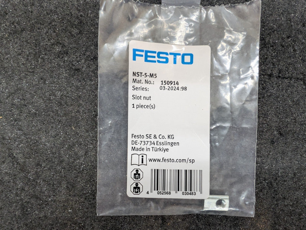 New, Festo, NST-5-M5, SLOT NUT