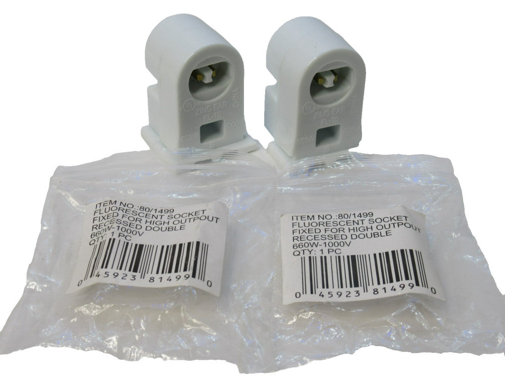 (NEW - Lot of 2) SACO / NUVO 80/1499 , 80-1499 660W-1000V Fluorescent Socket