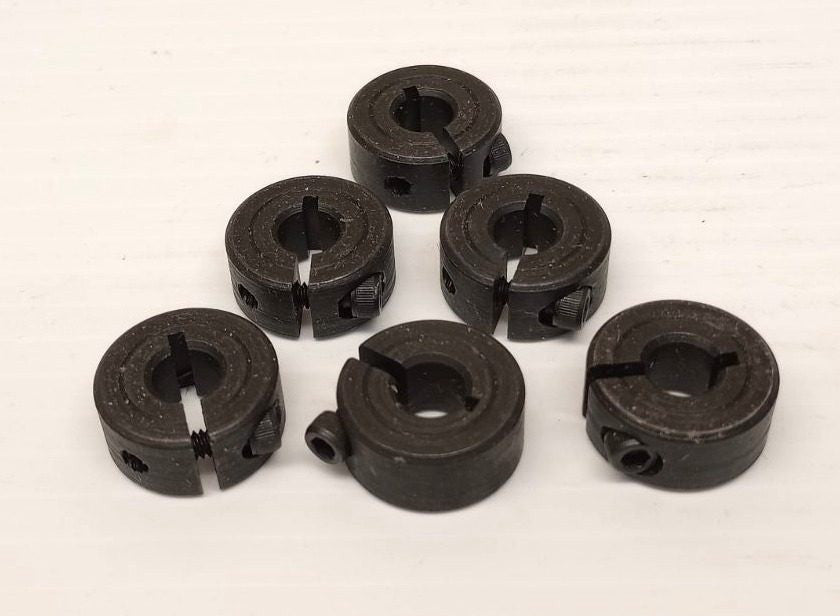McMaster Carr Type 6435K12 Clamping One Piece Shaft Collar 1/4" Bore (Pack Of 6)