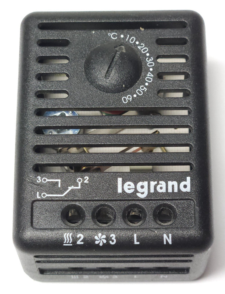 LEGRAND 348-47 Electrical Enclosure Heater Temperature Controller 5-10 AMP 220 2