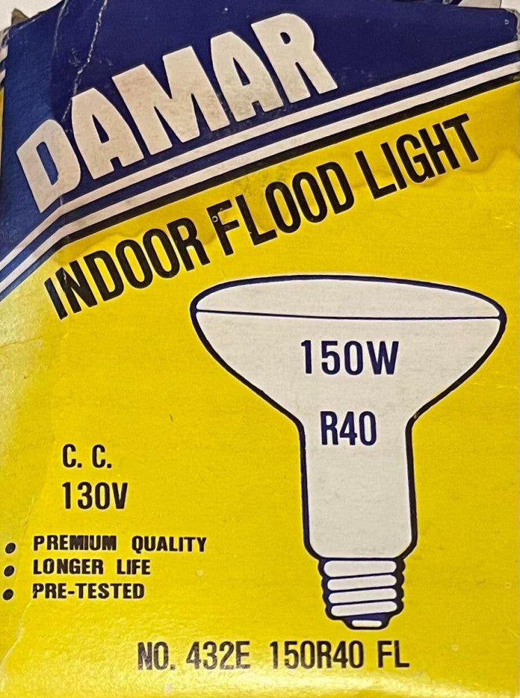 DAMAR 432E 150R40 FL Indoor Flood Light 130V 150W R40