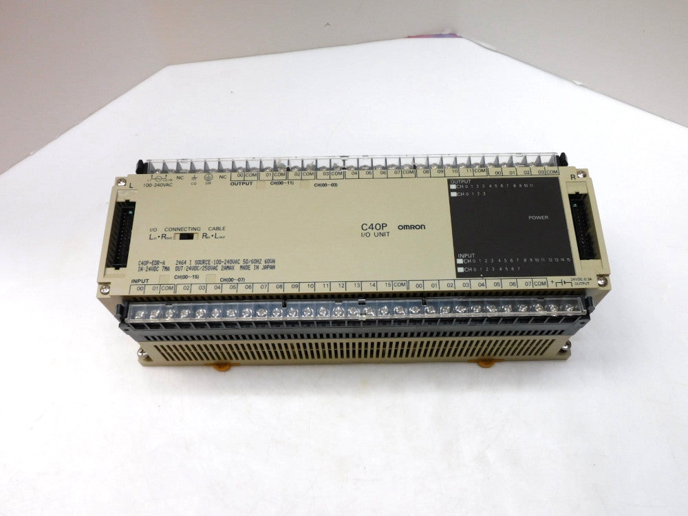 OMRON C40P-EDR-A PROGRAMMABLE CONTROLLER I/O EXPANSION UNIT C40P