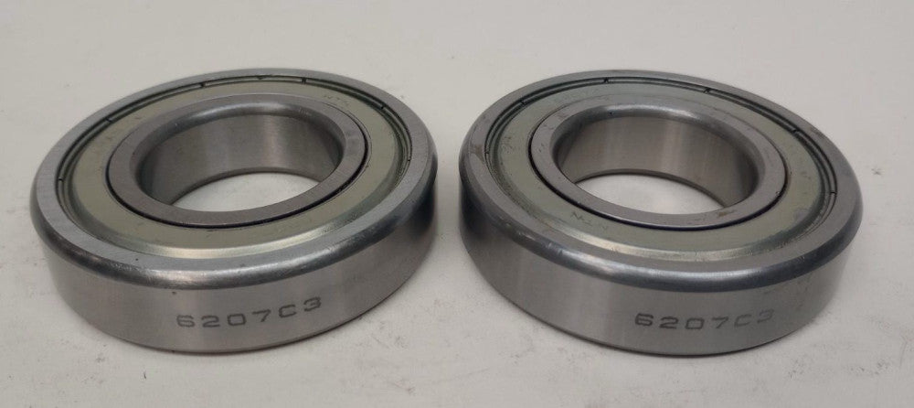 NTN 6207ZZ-C3 Ball Bearing Deep Groove 35X72X17mm Double Shielded (Pack of 2)
