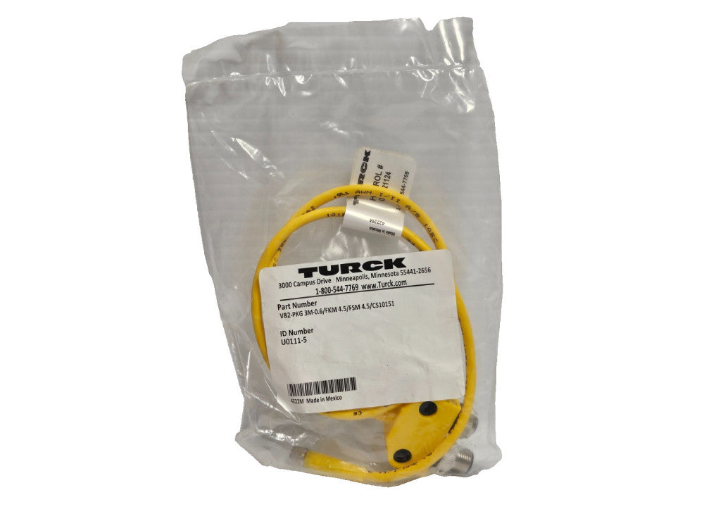 Turck Cable Splitter VB2-PKG 3M-0.6/FKM 4.5/FSM 4.5/CS10151