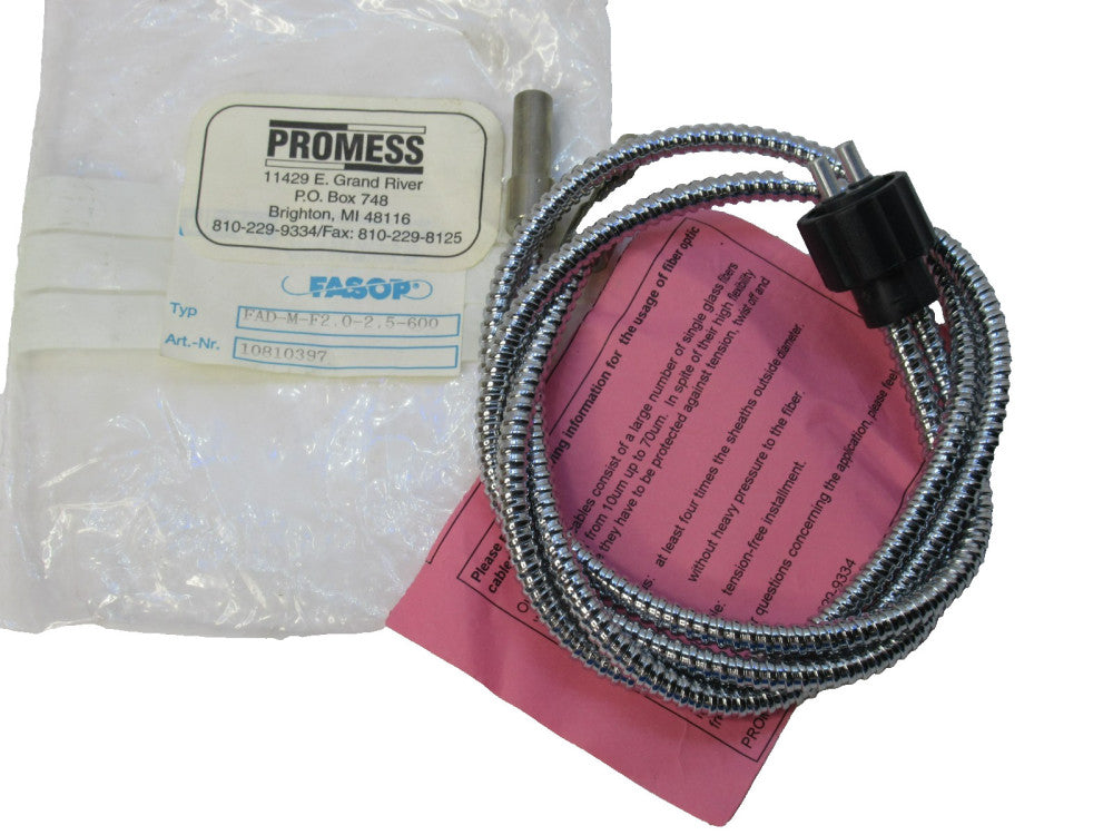 (NEW) ELTROTEC / PROMESS FAD-M-F2.0-2.5-600 , FADMF2.02.5600 Fiber Optic Cable