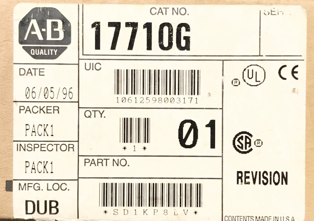 ALLEN BRADLEY 1771 OG TTL Output Module 1771 0G