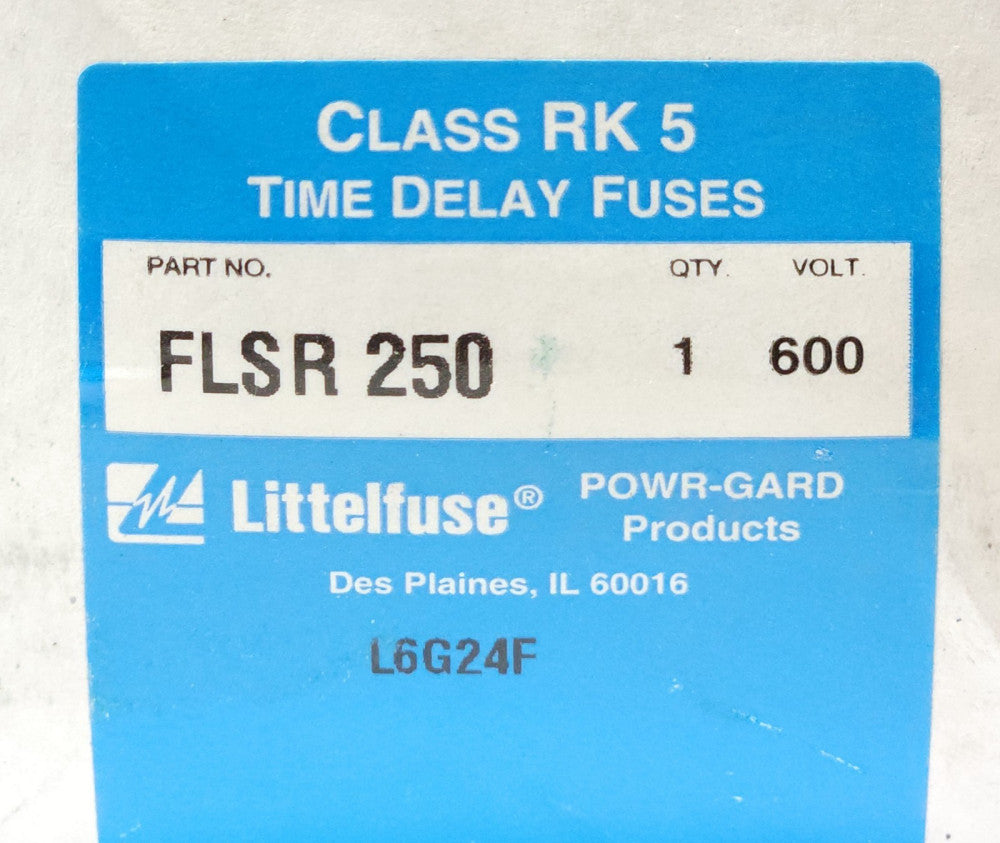 LITTELFUSE FLSR 250 Time Delay 250 AMP 600 VAC Fuse