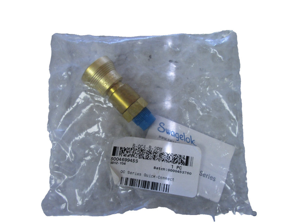 Swagelok B-QC4-B-2PM Brass Quick Connect