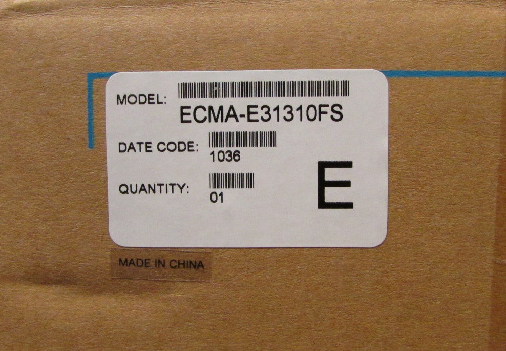 DELTA ECMA E31310FS 1 KW 5.6 Amp 110V AC Servo Motor 2000 r/min
