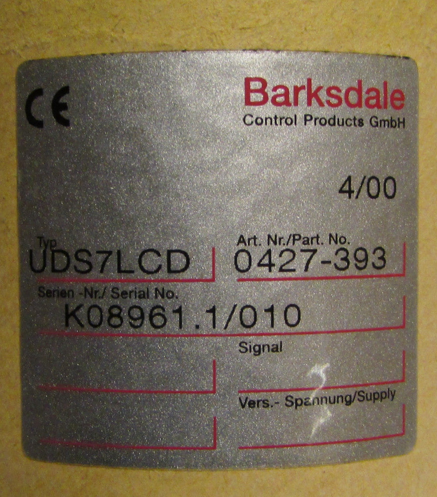 BARKSDALE UDS7LCD 0427 393 UDS LCD Dual Pressure Switch