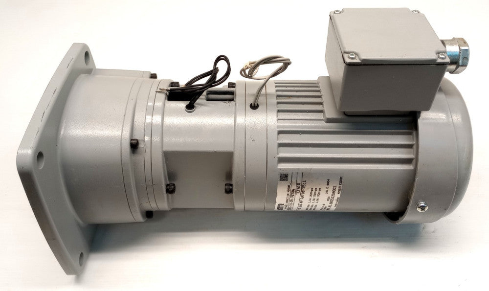 Nissei GTR G3FE-18-25-T020A 3 Phase Induction Motor 18mm Keyed Shaft 25:1 Ratio