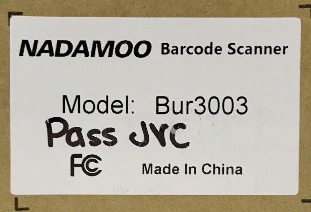 NADAMOO Model BUR3003 Expert Barcode Scanner Wireless USB Type