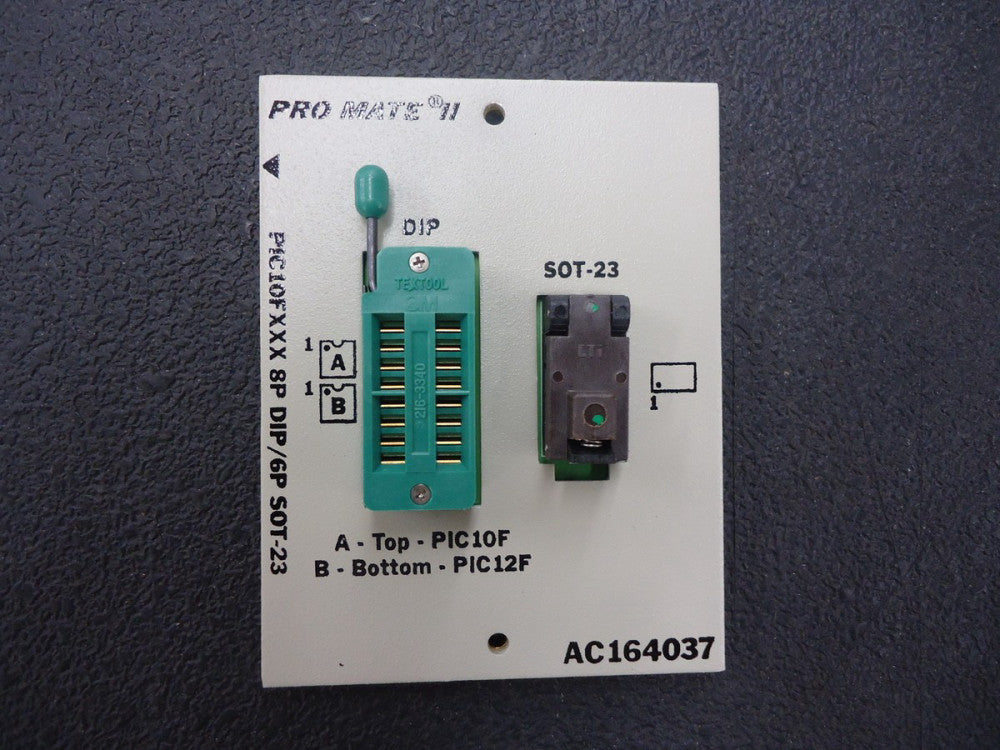 BRAND NEW! AC164037, Microchip, Pro Mate II 10Fxxx 8P DIP/6P SOT-23 skt mod