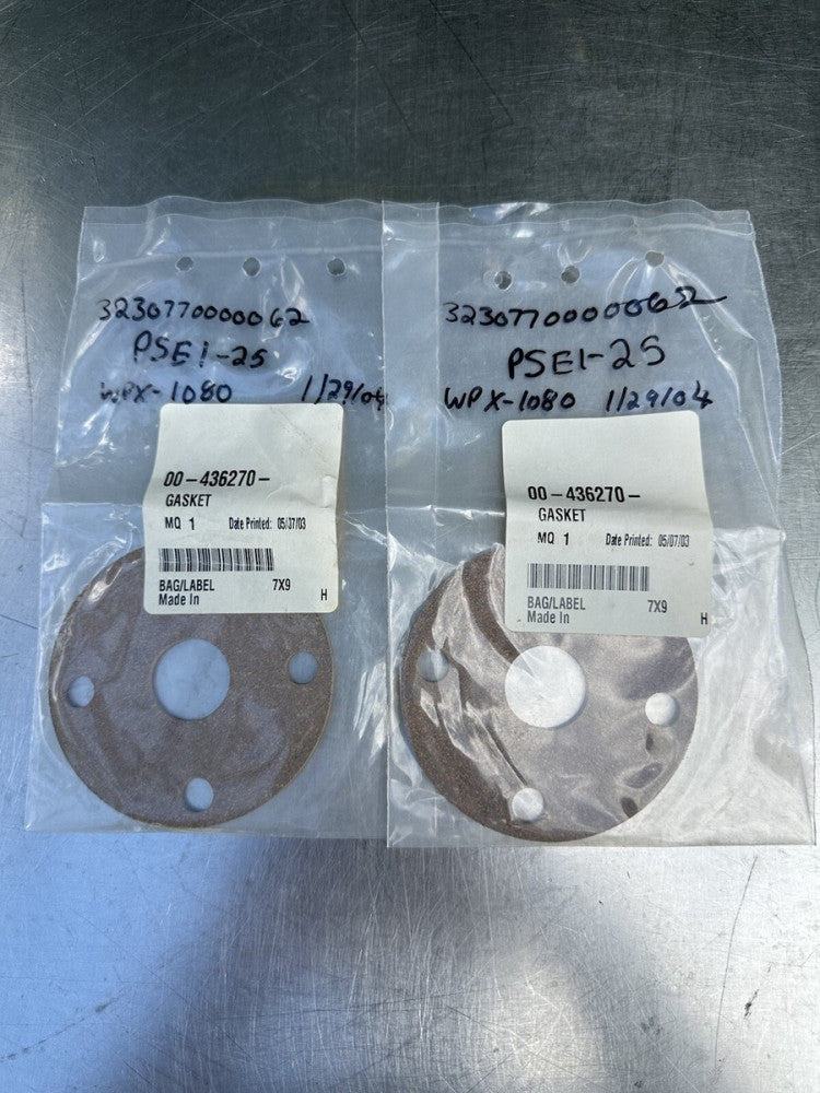 Lot Of 2 Hobart 00-436270 Flange Gasket - New OEM