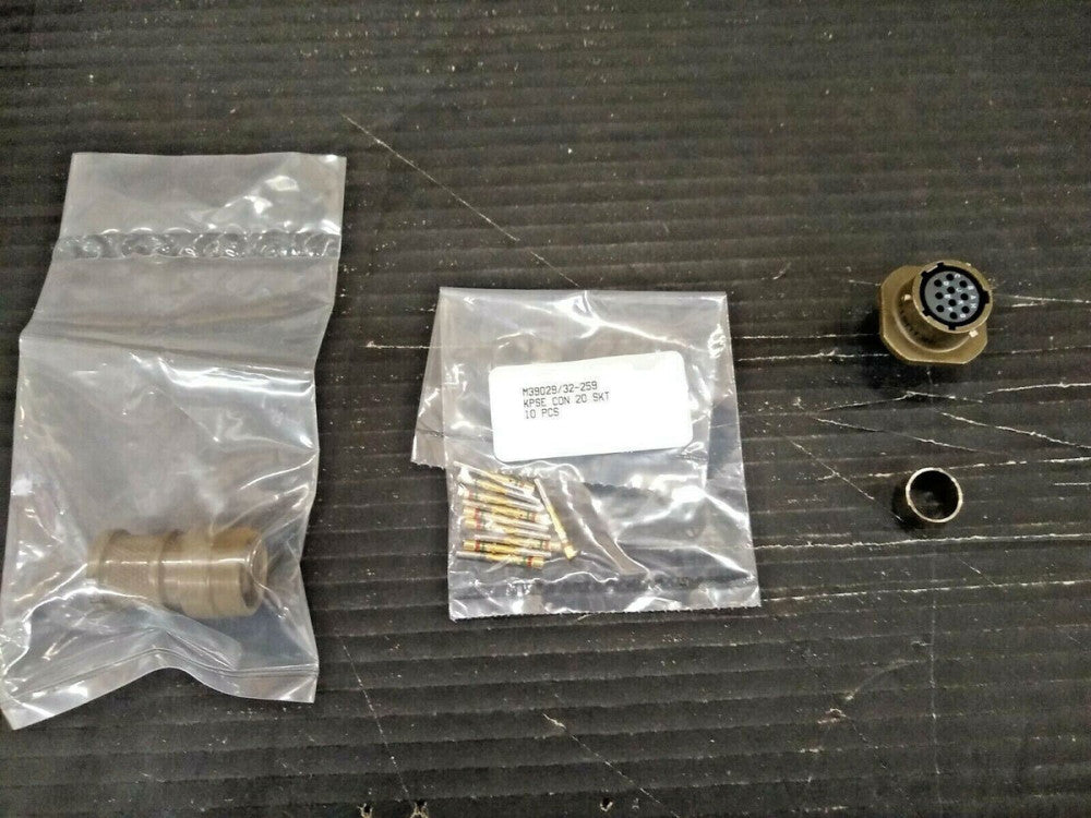New, ITT Cannon, KPSE1US12-10S, CONN RCPT FMALE 10POS GOLD CRIMP