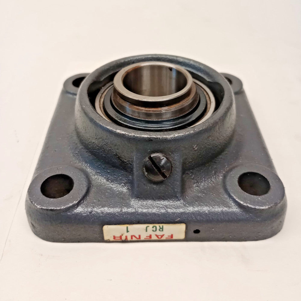Fafnir RCJ1 Used Flange Bearing 4-Bolt 1 inch bore (Missing Collar) RCJ-1 Timken