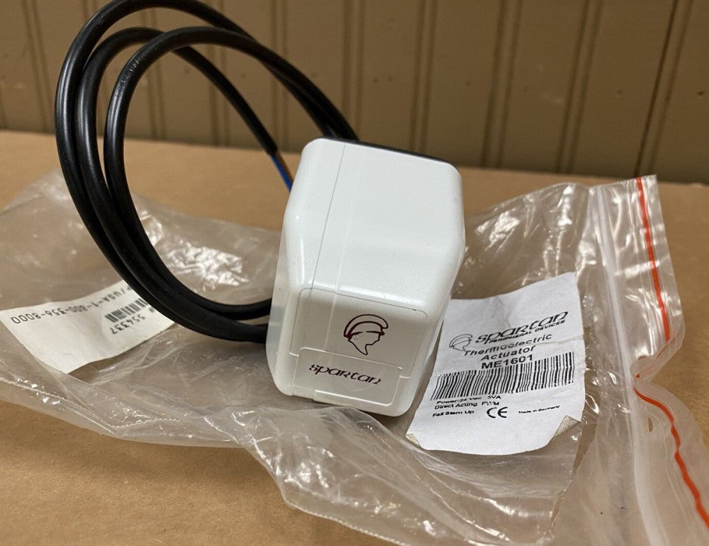New Spartan ME-1601 ThermoElectric Actuator 24V TSA6.11 Weiss Unused 