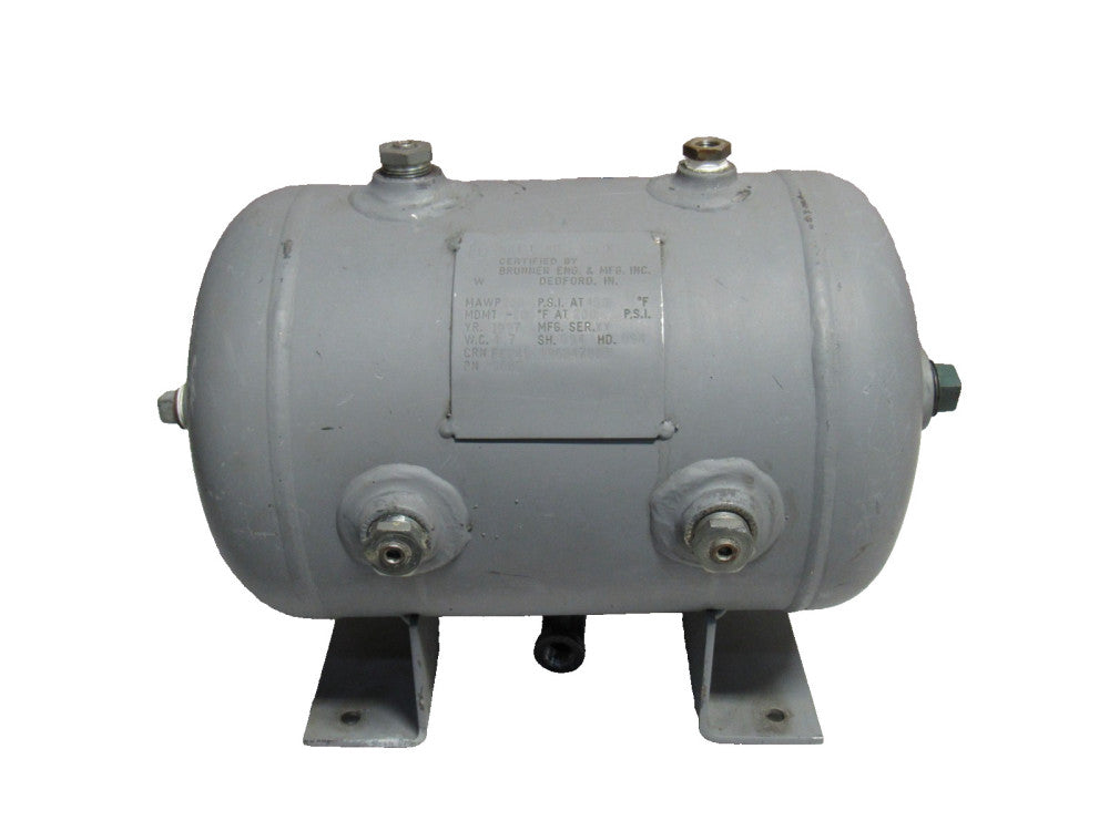 Brunner 5 Gal Gallon Air Reservoir Tank 0662 200Psi -20°F 450°F YR 1997 4.7W.C