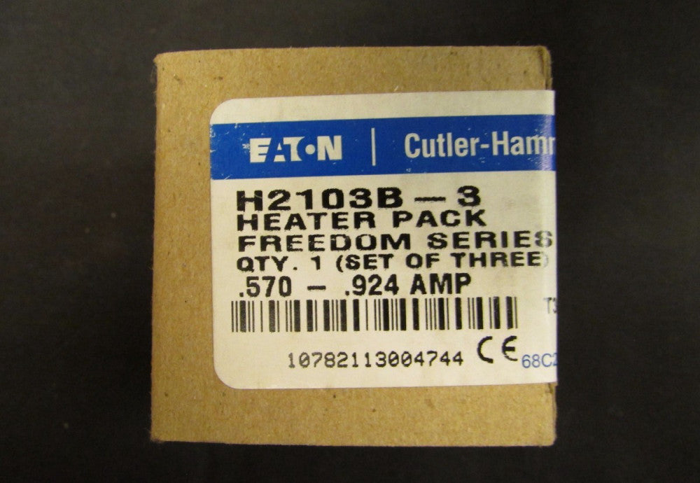 EATON CUTLER HAMMER Freedom Series Thermal Overload Relay Heater Pack H2103B 3